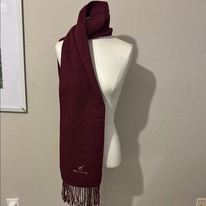 Alpaca Camargo Elegant Burgundy Scarf